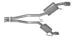 Gibson 2010 Chevrolet Camaro SS 6.2L 2.25in Cat-Back Dual Exhaust - Stainless Supply