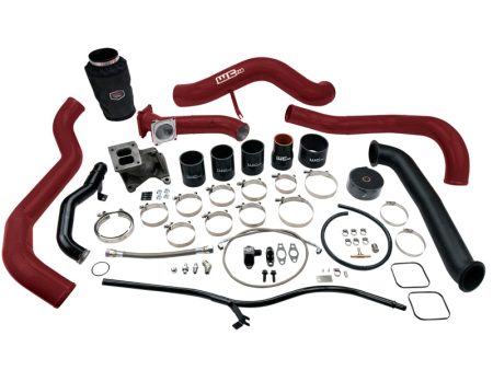 Wehrli 01-04 Chevrolet 6.6L LB7 Duramax S300 Turbo Install Kit (No Turbo) - WCFab Red Online Sale