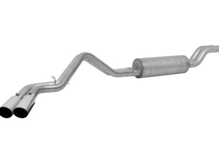 Gibson 02-05 Chevrolet Silverado 2500 HD Base 6.0L 2.5in Cat-Back Dual Sport Exhaust - Stainless Supply