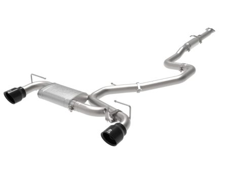 aFe Hyundai Veloster N 21-22 L4-2.0L (t) Takeda Cat-Back Exhaust System- Black Tips Online Sale