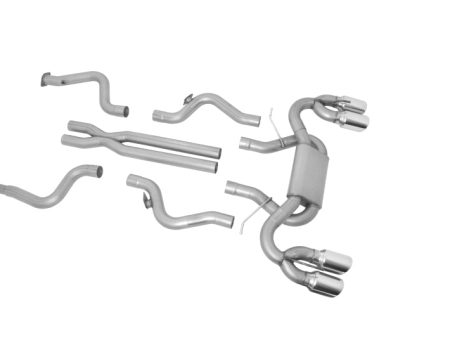 Gibson 17-22 Chevrolet Camaro ZL1 6.2L 3in Cat-Back Dual Exhaust - Stainless Online Sale