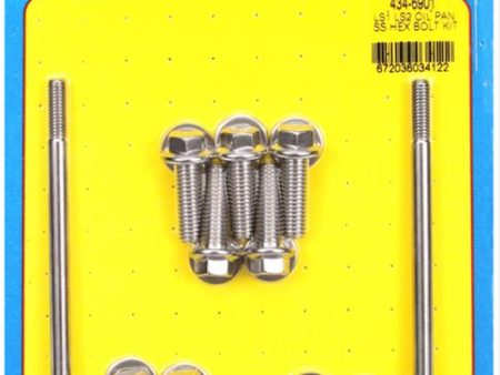 ARP LS1 & LS2 Oil Pan Bolt Kit (Hex Head Polished) For Sale